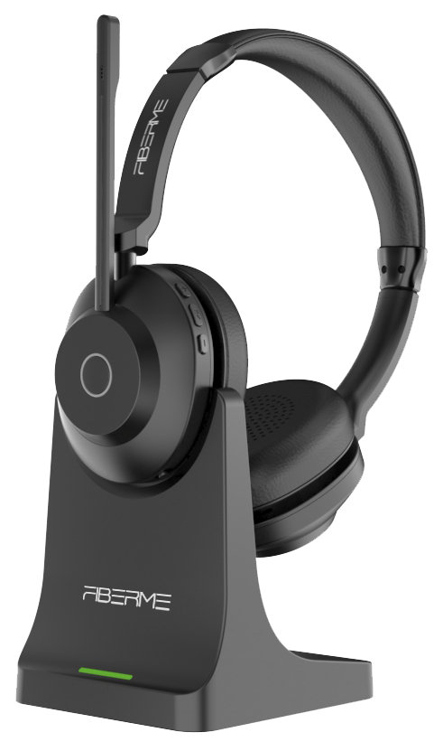 Fiberme FBH35D |Professional Bluetooth Headset| with noise cancellation and powerful battery for long-use(45h)