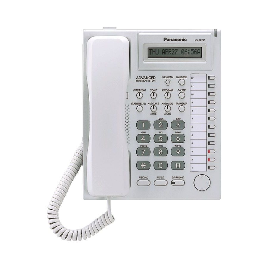 (used)Panasonic KXT7730(12 programmable CO keys with dual-color LEDs for quick-access custom functions) (Copy)