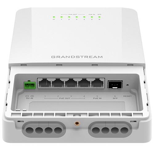 Grandstream GWN7710R | managed, outdoor, Layer 2+ Gigabit switch | Outdoor Layer 2+ switch, 10× Gigabit ports, rugged IP67-rated, 56Gbps switching
