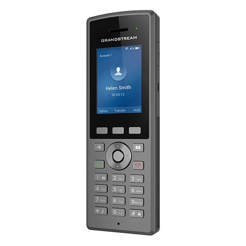 Grandstream WP825 | Ruggedized Wi-Fi IP phone | 2 SIP Accounts, 2 Lines, Dual‑Band Wi‑Fi, Bluetooth, HD Audio, 8 h Talk Time, Rugged (IP67), Push‑to‑Talk