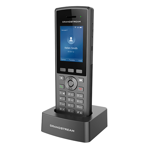 Grandstream WP825 | Ruggedized Wi-Fi IP phone | 2 SIP Accounts, 2 Lines, Dual‑Band Wi‑Fi, Bluetooth, HD Audio, 8 h Talk Time, Rugged (IP67), Push‑to‑Talk