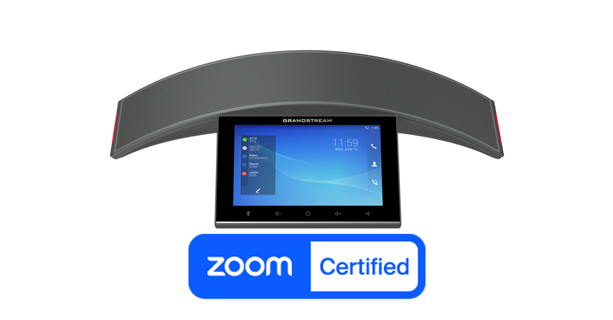 Grandstream GAC2570 | Audio Conference IP Phone | 2 SIP Accounts, 12‑Party Conferences, 7″ Touchscreen, Wi‑Fi 6, Bluetooth 5.0, PoE+