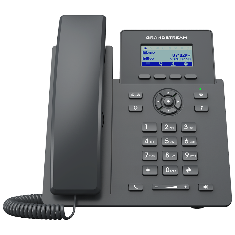 Grandstream GRP2601W | Essential IP phone | 2 SIP Accounts, 2 Lines, 5‑Way Conferencing, Wi‑Fi 6, EHS Headset