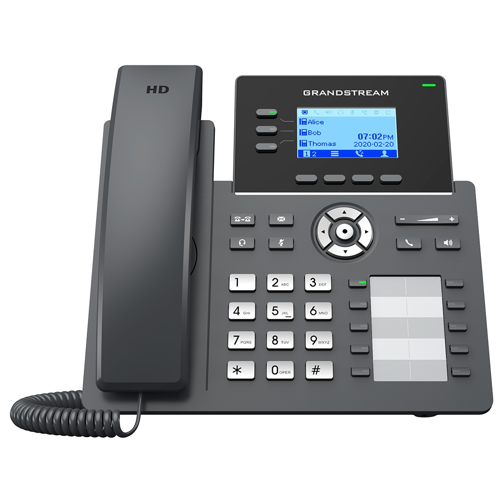 Grandstream GRP2604P(a 3-line essential IP phone designed for mass deployment and easy management)