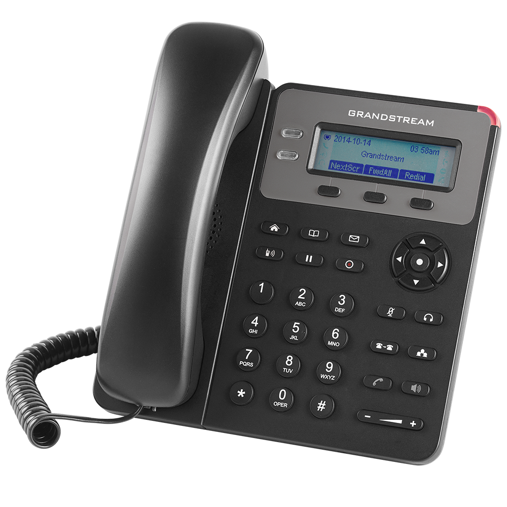 Grandstream GXP1610( Supports up to 1 SIP account, 2 call appearances, and includes a 132x48 pixel LCD screen for easy navigation.)