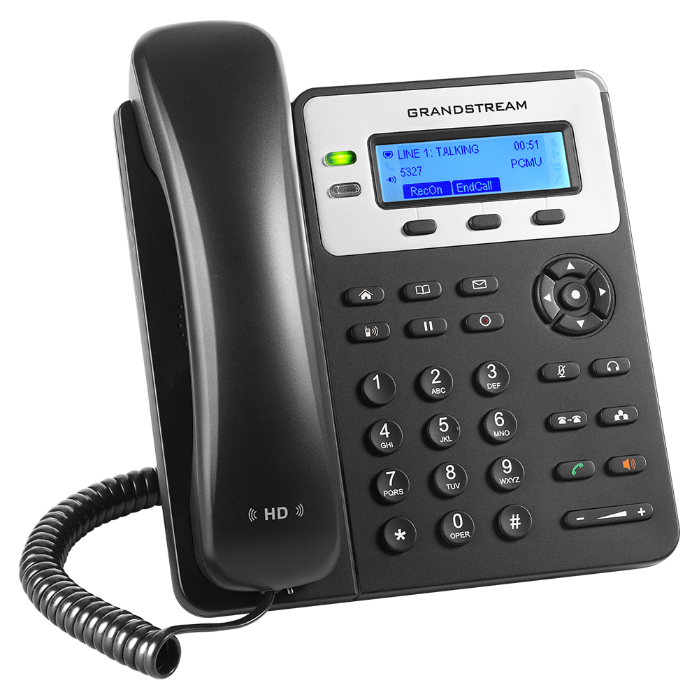 Grandstream GXP1625(ensures seamless communication with superior audio clarity,with PoE support and a user-friendly interface)