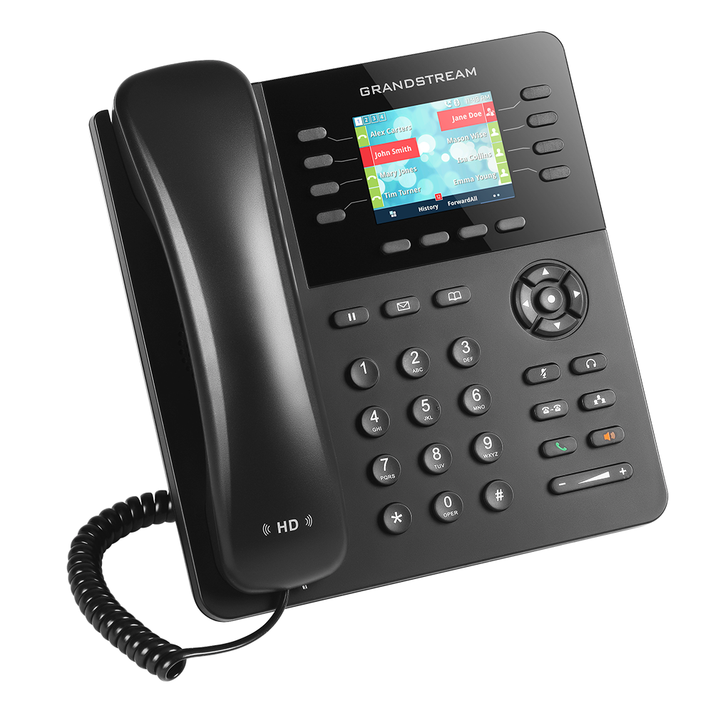 Grandstream GXP2135 | High-end IP Phone | 4 SIP Accounts, 8 Lines, 32 BLF Keys, HD Audio, Dual Gigabit, PoE