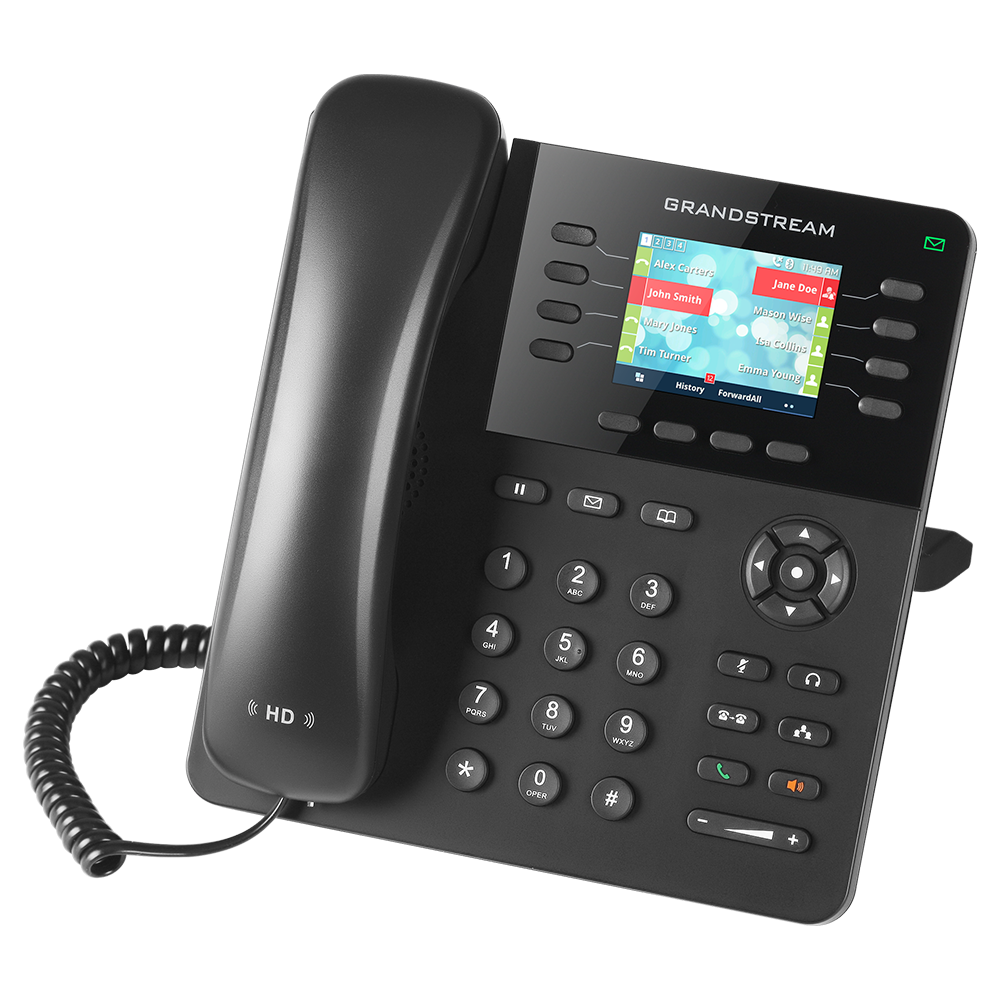 Grandstream GXP2135 | High-end IP Phone | 4 SIP Accounts, 8 Lines, 32 BLF Keys, HD Audio, Dual Gigabit, PoE