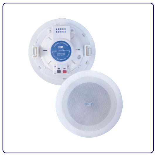 OBT-608 |3W/6W ceiling speaker| with Dual power output (3W/6W) with 70V/100V input compatibility and flexibility in configuring audio systems across different zones