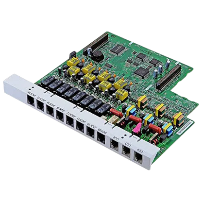 Panasonic KX-TE82474 (8-Port SLT Card) |  Expands PBX systems with 8 additional single-line telephone ports.