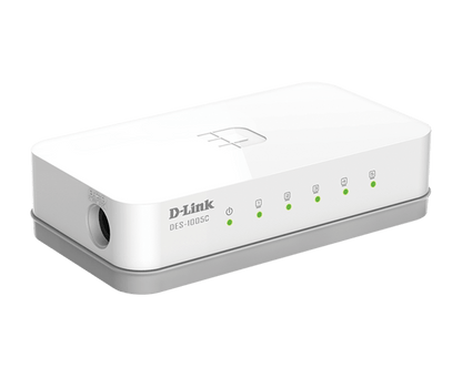 D-Link DES-1005C | 5-port Fast Ethernet switch | with Auto MDI/MDIX for Easy Setup