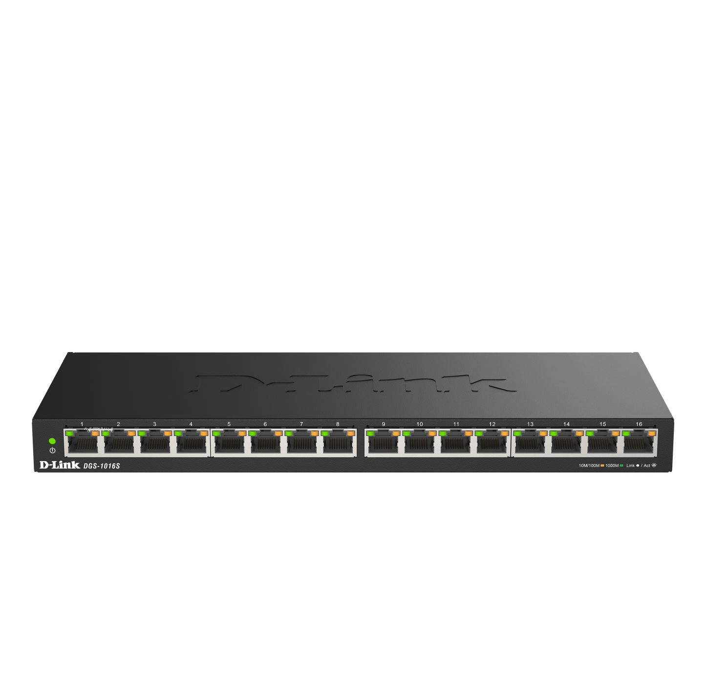D-Link DGS1016S | 6-port unmanaged Gigabit Ethernet switch | provide  Plug-and-Play Performance with Silent Cooling