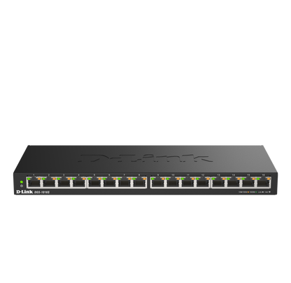 D-Link DGS1016S | 6-port unmanaged Gigabit Ethernet switch | provide  Plug-and-Play Performance with Silent Cooling