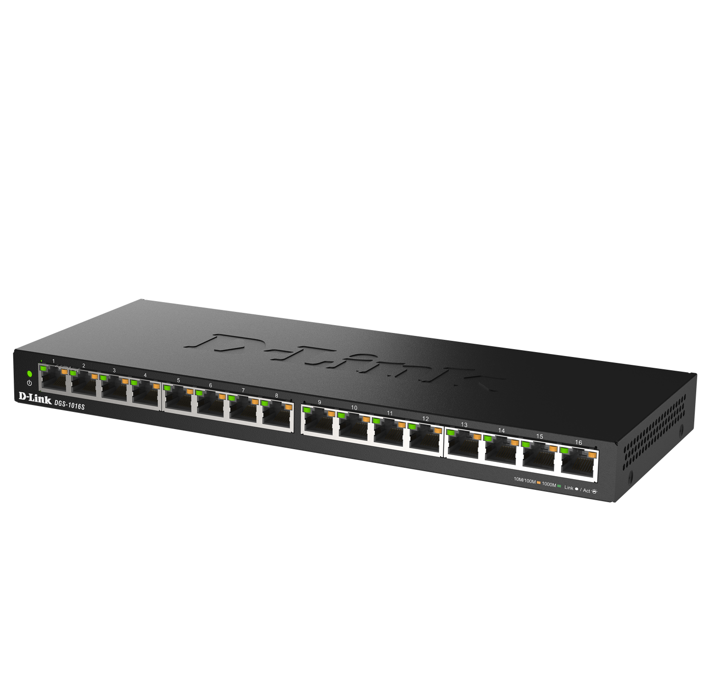 D-Link DGS1016S | 6-port unmanaged Gigabit Ethernet switch | provide  Plug-and-Play Performance with Silent Cooling