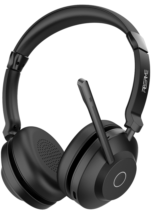 Fiberme FBH35D |Professional Bluetooth Headset| with noise cancellation and powerful battery for long-use(45h)