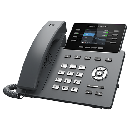 Grandstream GRP2624 | Essential IP phone | 8 Lines, 12 SIP Accounts, Dual‑Gigabit, Wi‑Fi 6, Bluetooth, HD Audio, 5‑Way Conferencing