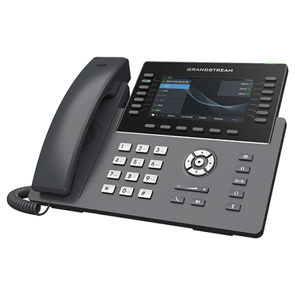Grandstream GRP2650 | Professional IP Phone | 6 SIP Accounts, 14 Lines, 5″ Color Screen, Wi‑Fi 6, Bluetooth, HD Audio, Dual Gigabit + PoE
