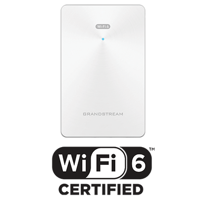 Grandstream GWN7661E |compact, indoor Wi‑Fi 6 access point|  Wall-mount AP, 200+ clients, 1.77 Gbps, 2x2:2 MIMO