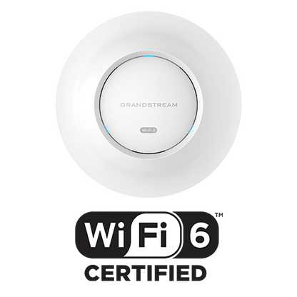 Grandstream GWN7660E | Wi-Fi 6 indoor access point | Supports 256+ clients, 3.55 Gbps, 2x2:2 MIMO, outdoor-rated