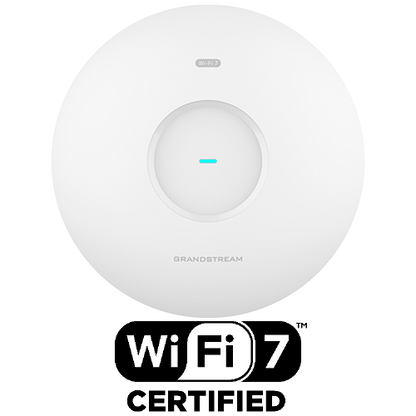 Grandstream GWN7670 | premium tri-band Wi‑Fi 6 access point |  Wi-Fi 7 AP, 400+ clients, 6.4 Gbps, 2x2:2 MIMO