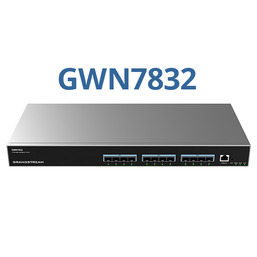 Grandstream GWN7832 | Layer 3 Managed Network Switch | 12×10 Gbps SFP+ Uplinks, Layer 3 Managed, Fanless Design, 240 Gbps Switching