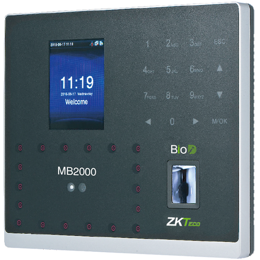 ZK MB2000|Fast multi-biometric fingerprint| with Triple Verification in One Terminal and Power Outage Resilience