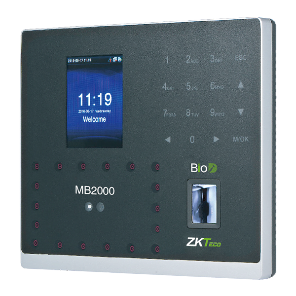 ZK MB2000|Fast multi-biometric fingerprint| with Triple Verification in One Terminal and Power Outage Resilience