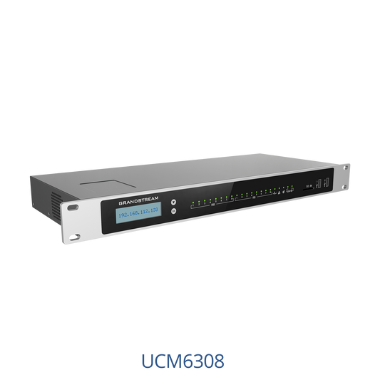 UCM6308A|Grandstream Audio IP PBX appliance| supports up to 1500 users and 200 concurrent calls