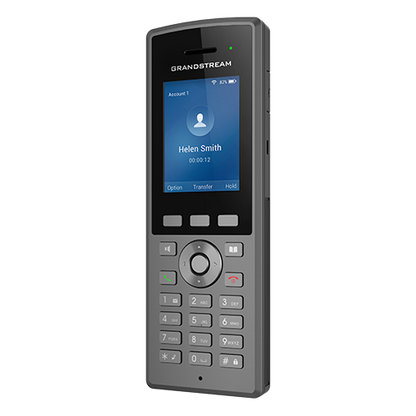 Grandstream WP825 | Ruggedized Wi-Fi IP phone |  2 SIP Accounts, 2 Lines, Dual‑Band Wi‑Fi, Bluetooth, HD Audio, 8 h Talk Time, Rugged (IP67), Push‑to‑Talk