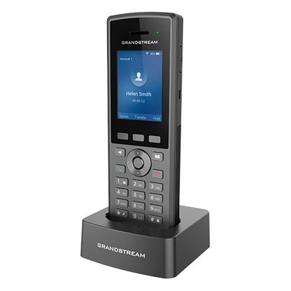 Grandstream WP825 | Ruggedized Wi-Fi IP phone |  2 SIP Accounts, 2 Lines, Dual‑Band Wi‑Fi, Bluetooth, HD Audio, 8 h Talk Time, Rugged (IP67), Push‑to‑Talk
