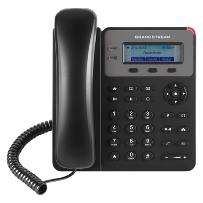 Grandstream GXP1610( Supports up to 1 SIP account, 2 call appearances, and includes a 132x48 pixel LCD screen for easy navigation.)