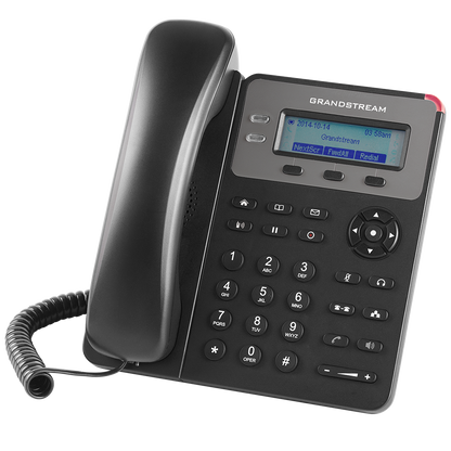 Grandstream GXP1610( Supports up to 1 SIP account, 2 call appearances, and includes a 132x48 pixel LCD screen for easy navigation.)