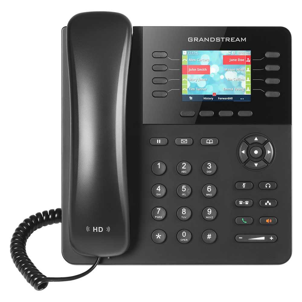 Grandstream GXP2135 | High-end IP Phone | 4 SIP Accounts, 8 Lines, 32 BLF Keys, HD Audio, Dual Gigabit, PoE