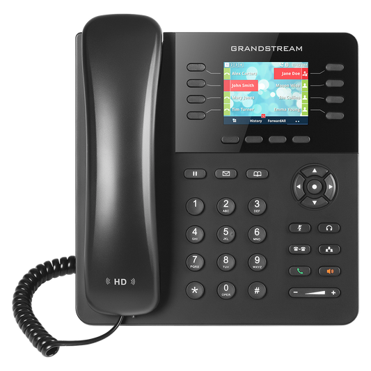 Grandstream GXP2135 | High-end IP Phone | 4 SIP Accounts, 8 Lines, 32 BLF Keys, HD Audio, Dual Gigabit, PoE