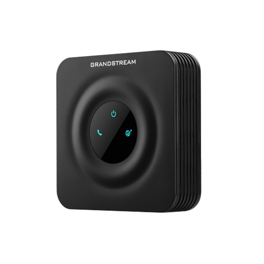 Grandstream HT802 | analog telephone adapter | 2 FXS Ports, 2 SIP Profiles, T.38 Fax, 3-Way Conf, TLS/SRTP Security